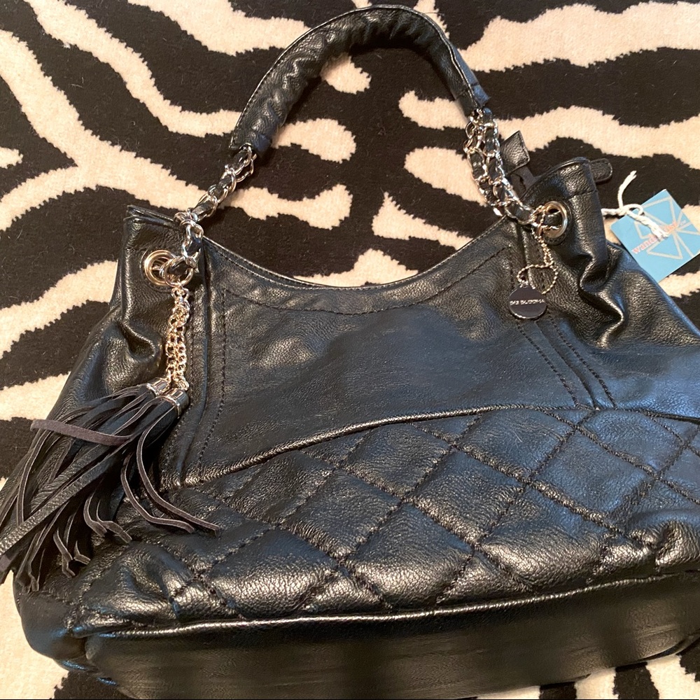 Big Buddha Large Hobo Purse with Tassels